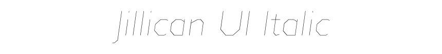 Jillican Ul Italic