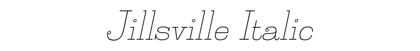 Jillsville Italic