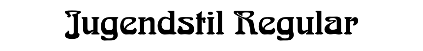 Jugendstil Regular