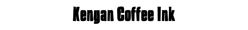 Kenyan Coffee Ink