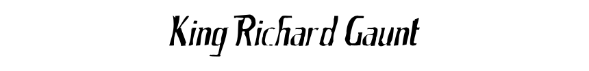 King Richard Gaunt