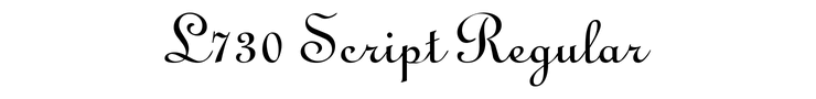 L730 Script Regular preview