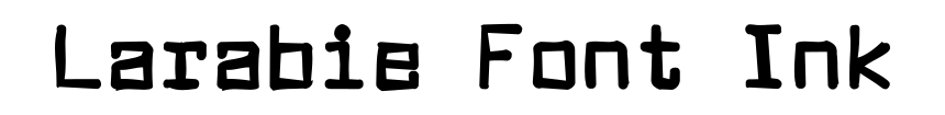 Larabie Font Ink