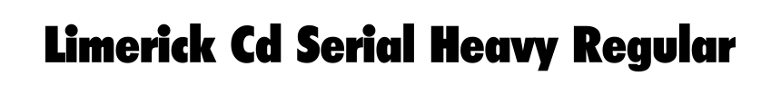 Limerick Cd Serial Heavy Regular