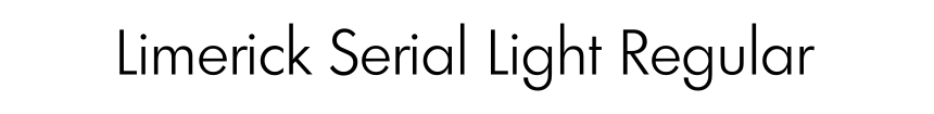Limerick Serial Light Regular