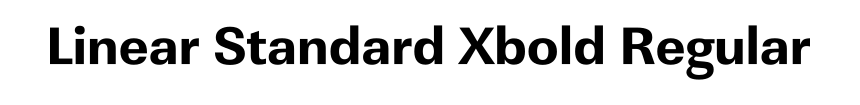 Linear Standard Xbold Regular