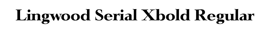 Lingwood Serial Xbold Regular