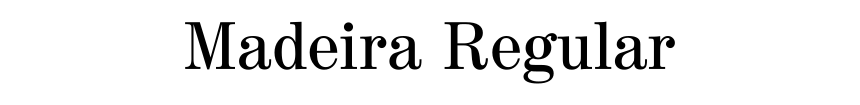 Madeira Regular