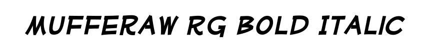 Mufferaw Rg Bold Italic