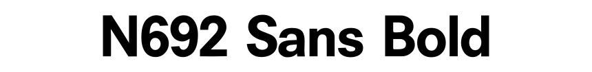 N692 Sans Bold