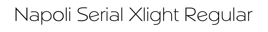 Napoli Serial Xlight Regular
