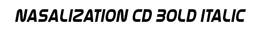 Nasalization Cd Bold Italic