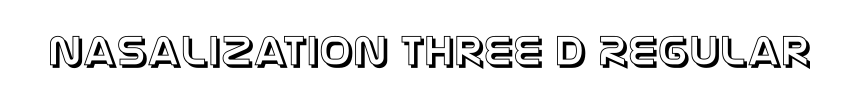 Nasalization Three D Regular