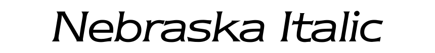 Nebraska Italic