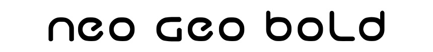 Neo Geo Bold