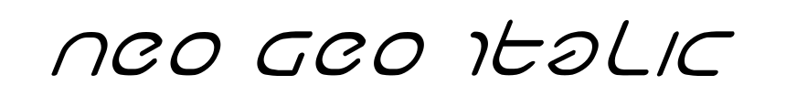 Neo Geo Italic