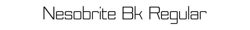 Nesobrite Bk Regular