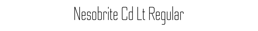 Nesobrite Cd Lt Regular