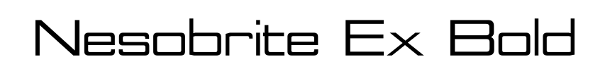 Nesobrite Ex Bold