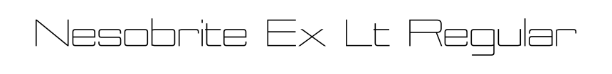 Nesobrite Ex Lt Regular