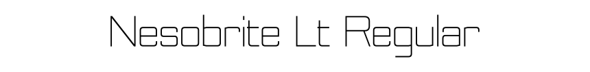 Nesobrite Lt Regular