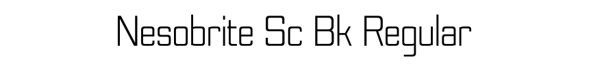 Nesobrite Sc Bk Regular