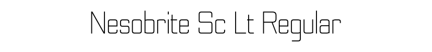 Nesobrite Sc Lt Regular
