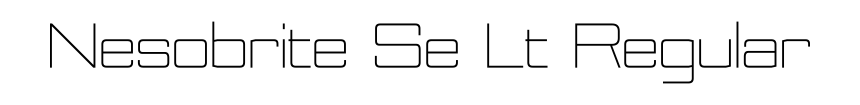 Nesobrite Se Lt Regular