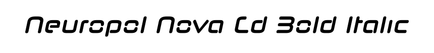 Neuropol Nova Cd Bold Italic