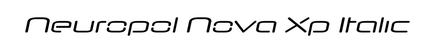 Neuropol Nova Xp Italic