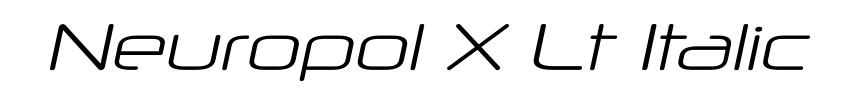 Neuropol X Lt Italic