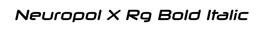 Neuropol X Rg Bold Italic