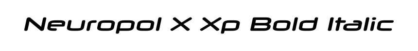 Neuropol X Xp Bold Italic