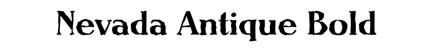 Nevada Antique Bold