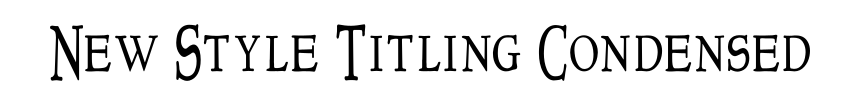 New Style Titling Condensed