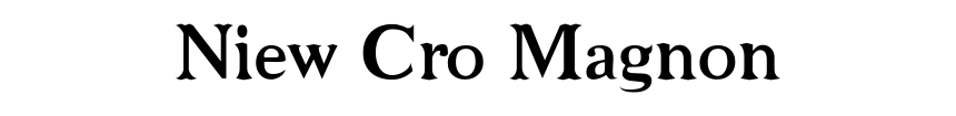Niew Cro Magnon