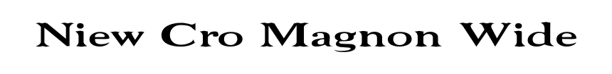 Niew Cro Magnon Wide