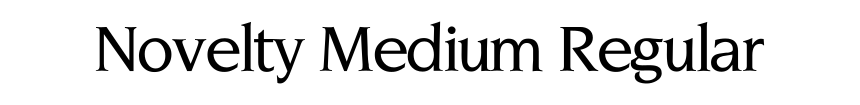 Novelty Medium Regular