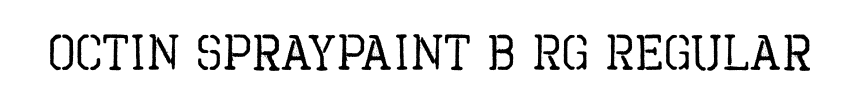 Octin Spraypaint B Rg Regular