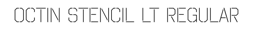 Octin Stencil Lt Regular