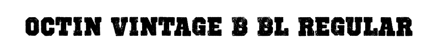 Octin Vintage B Bl Regular