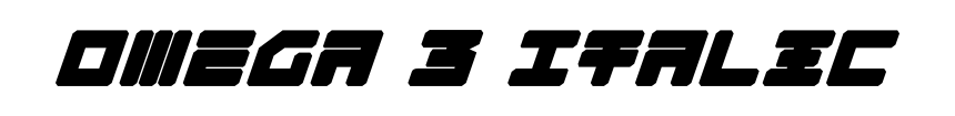 Omega 3 Italic