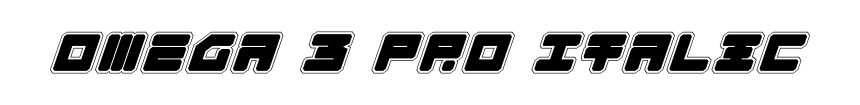 Omega 3 Pro Italic