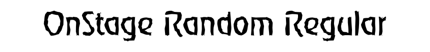 OnStage Random Regular