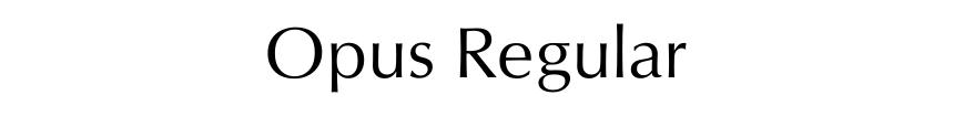 Opus Regular
