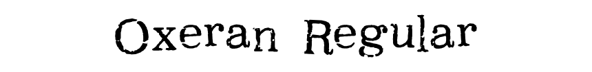 Oxeran Regular