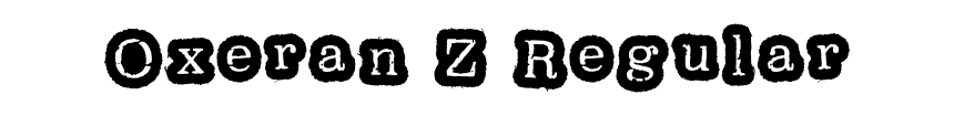 Oxeran Z Regular