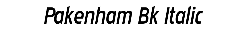 Pakenham Bk Italic