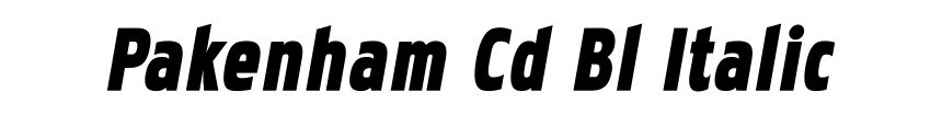 Pakenham Cd Bl Italic