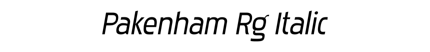 Pakenham Rg Italic